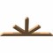 Ekena Millwork Saratoga Timber Gable Bracket, Western Red Cedar, 84"W x 38"H x 3 1/2"D x 5 1/2"F, 11/12 Pitch GBW084X38X0406SAR00SWR - alternate 3